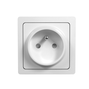 Prise 2P+T BLOK saillie blanc